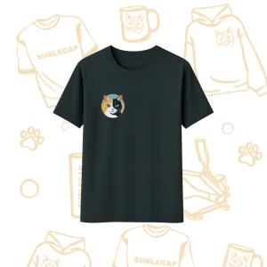 Polera de algodón estampada